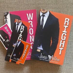 Popular Booktok Romance Novel Bundle Jana Aston Wrong & Right